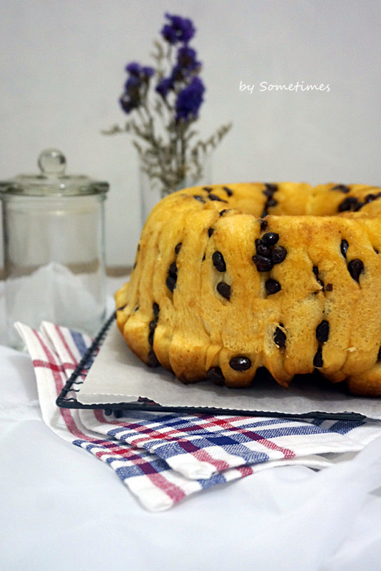 蜜豆炼奶手撕面包