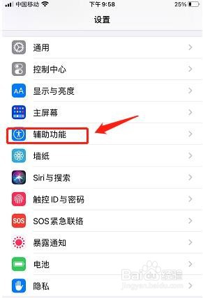 怎么设置苹果手机的黑白屏幕呢
