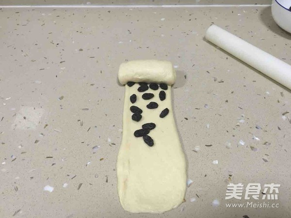 港式吐司-葡萄干夹馅