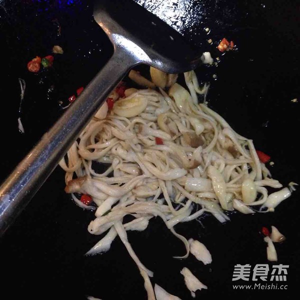 干煸杏鲍菇的做法