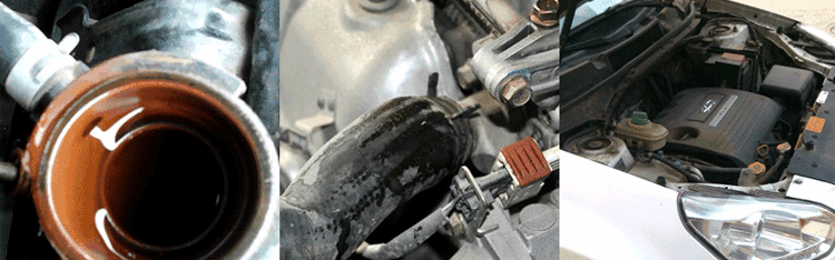 怎样清除汽车水壶里的油