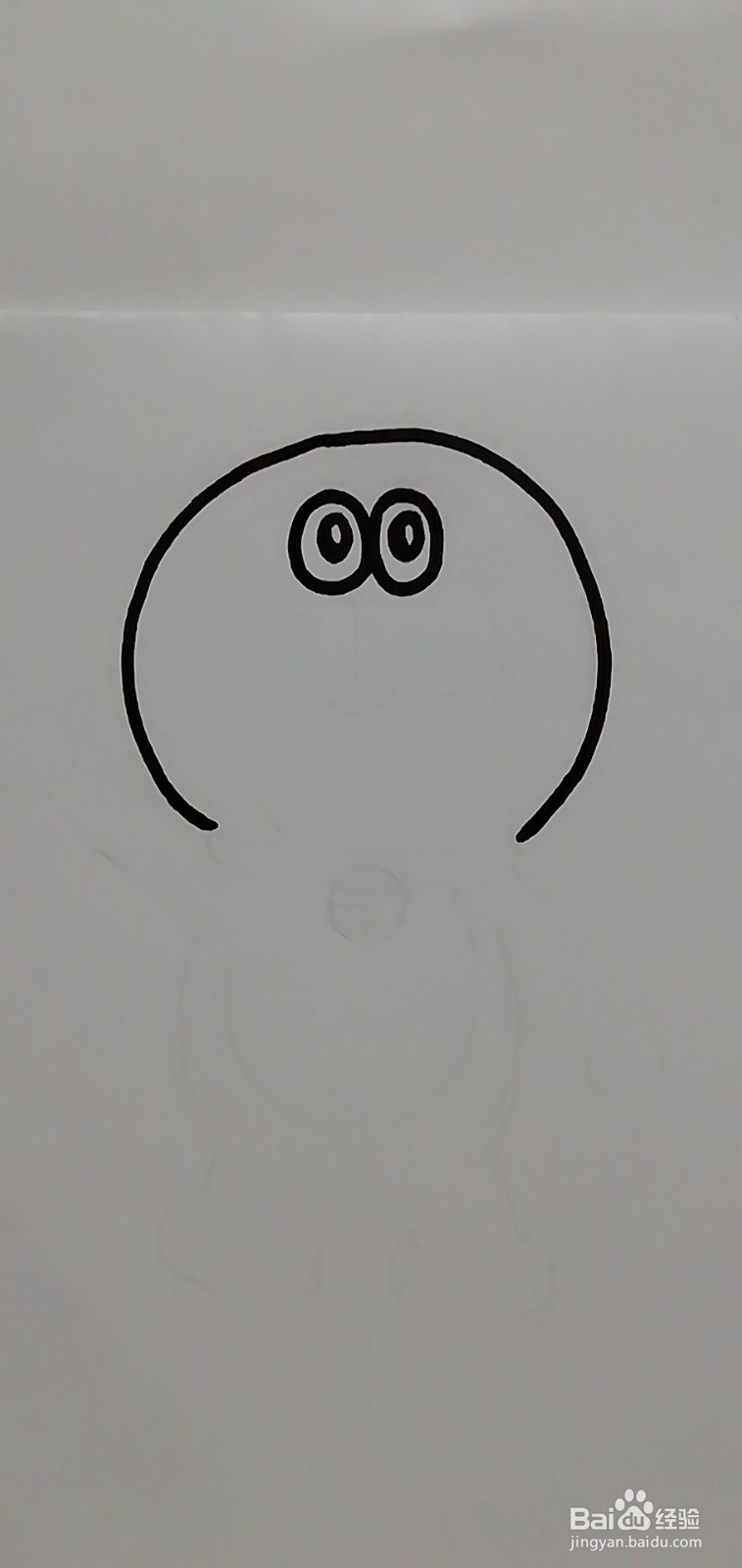儿童简笔画教程怎么画机器猫