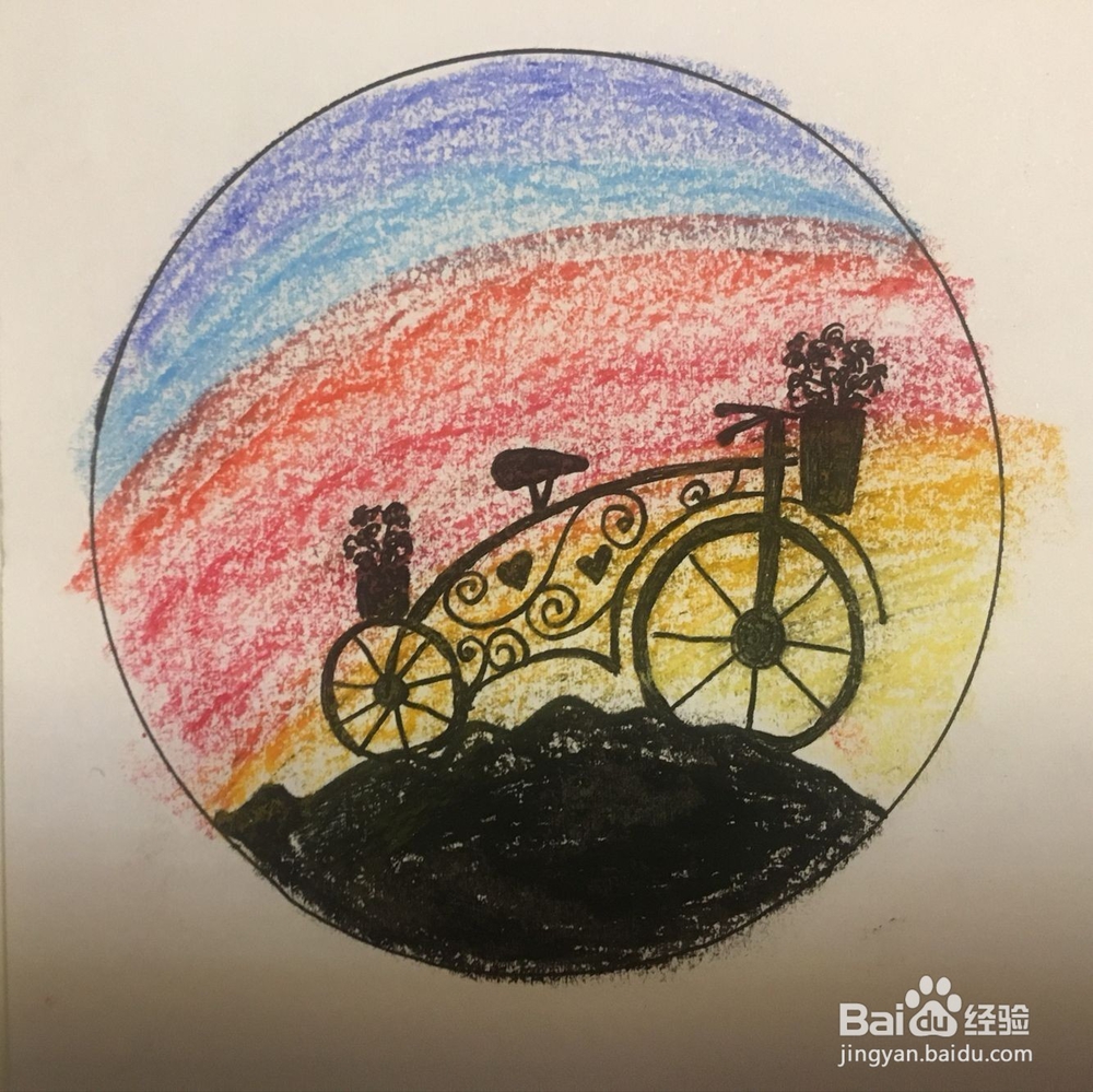 儿童蜡笔画——自制