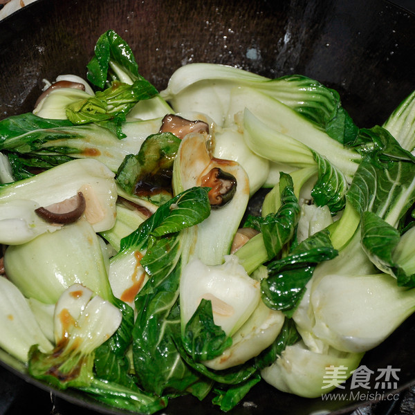 香菇上海青的做法