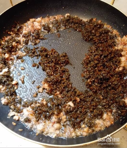 怎样制作肉沫盐菜好吃?