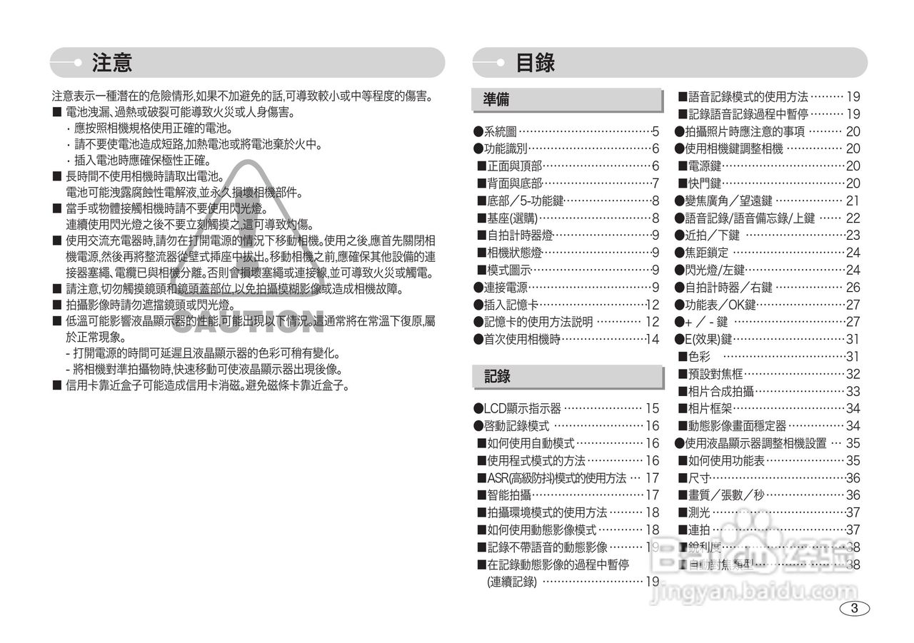 三星NV3数码相机使用说明书:[1]