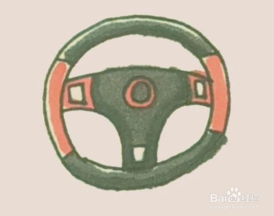 简笔画之方向盘