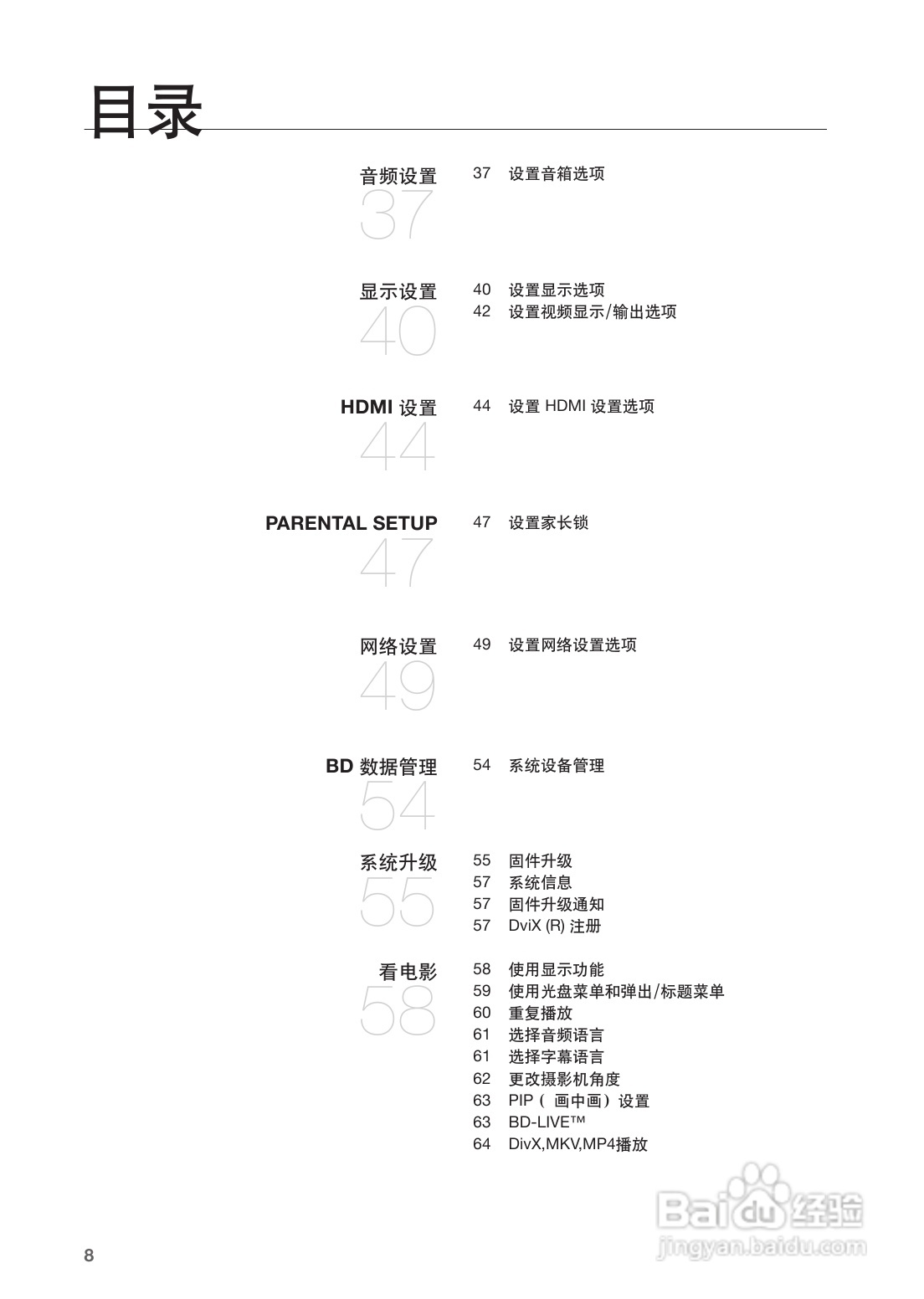 三星HT-BD1252蓝光家庭影院使用说明书:[1]
