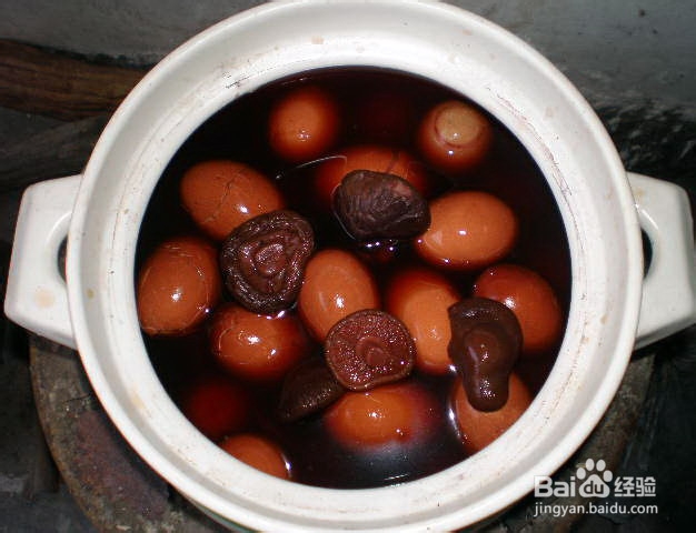 香菇茶叶蛋的做法
