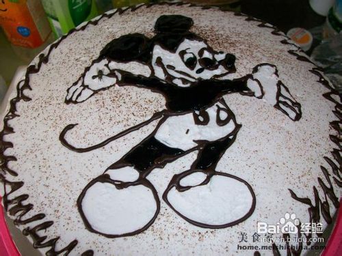 香橙口味米奇老鼠生日蛋糕