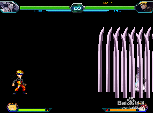 朽木白哉使用技巧死神VS火影3.2