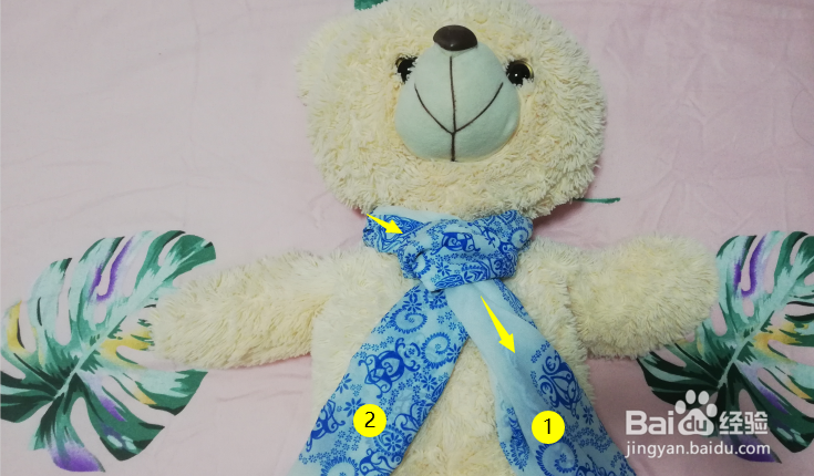 围巾打结的方法