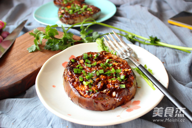 葱香烤茄子的做法