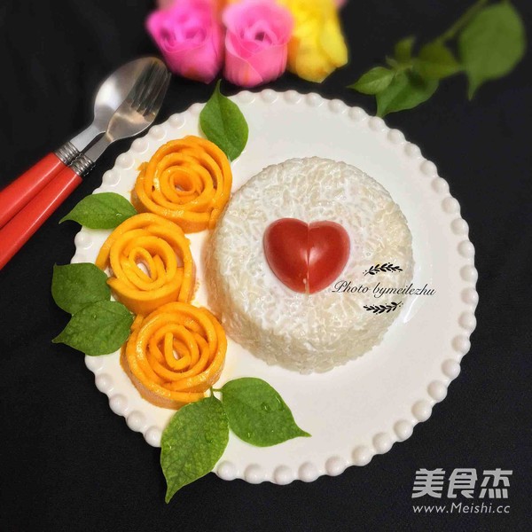 芒果糯米饭的做法