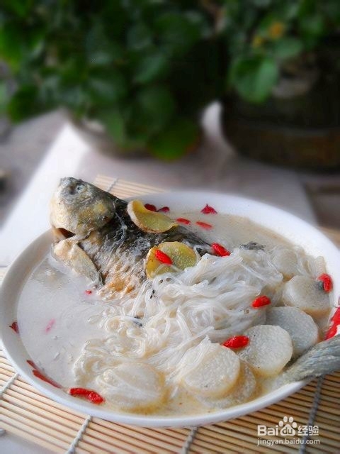 山药配上鲫鱼粉丝最好吃的做法