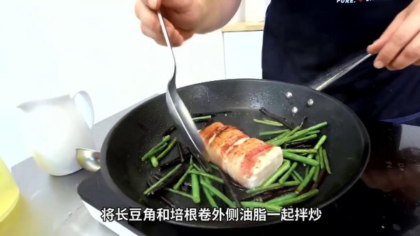 加拿大比目鱼培根卷家常菜