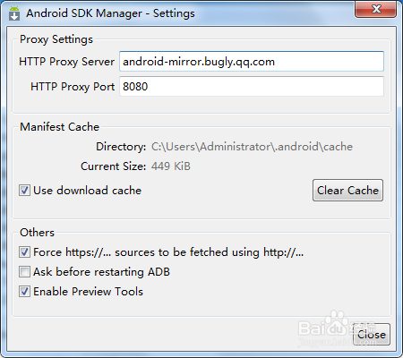 android sdk manager无法更新怎么办