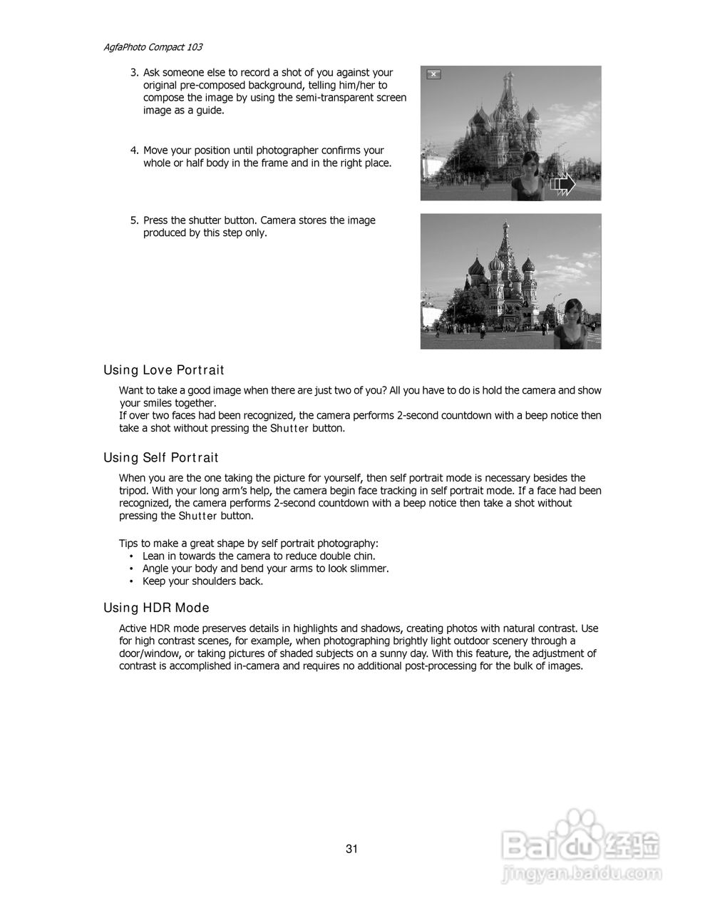 爱克发Compact 103数码相机使用说明书:[4]