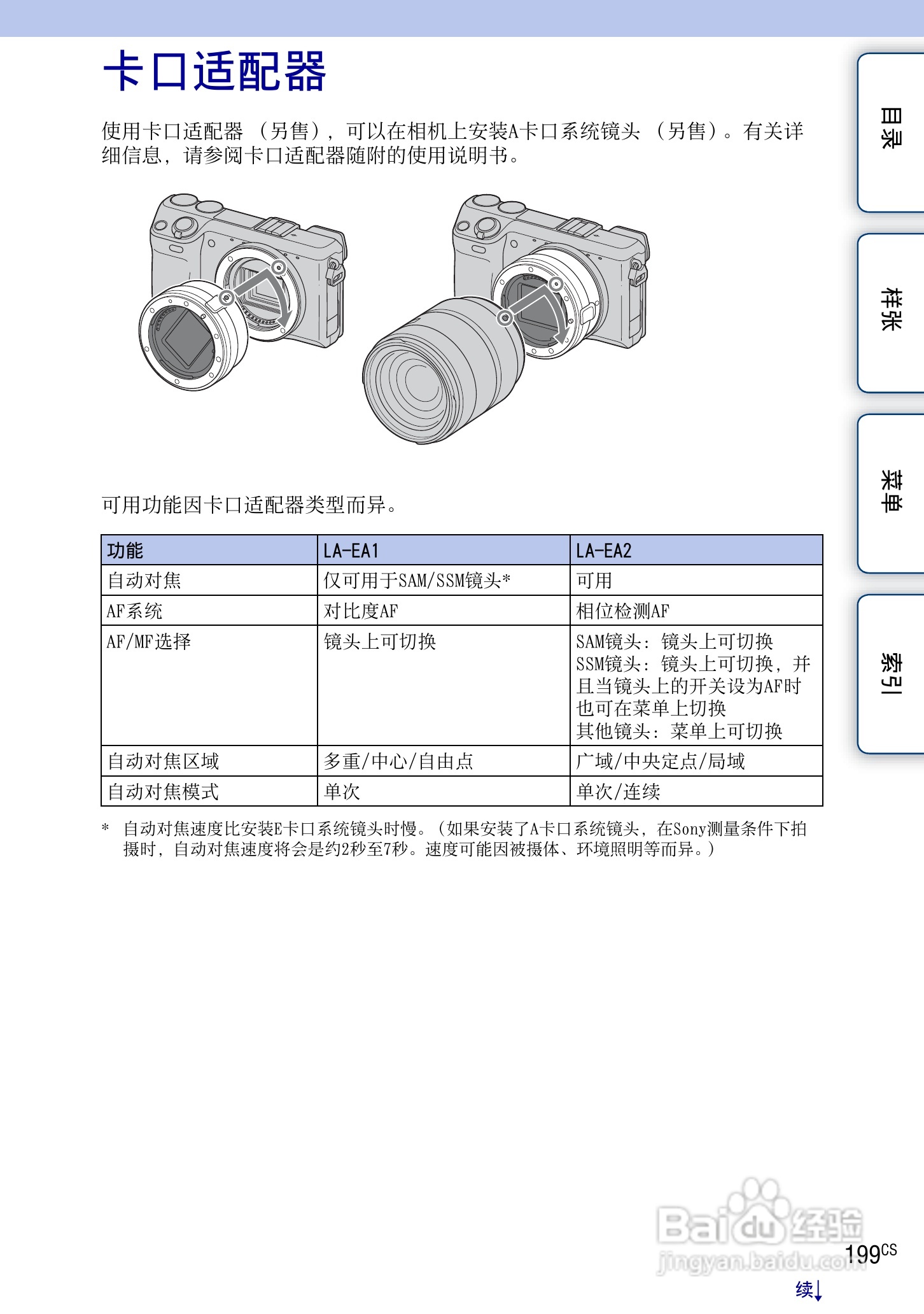 索尼NEX-7数码相机使用说明书:[20]
