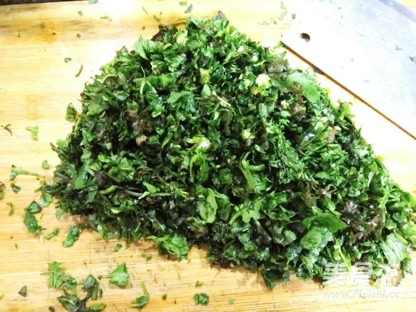 荠菜蘑菇鲜肉水饺