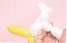 魔法气球造型系列之气球小木马