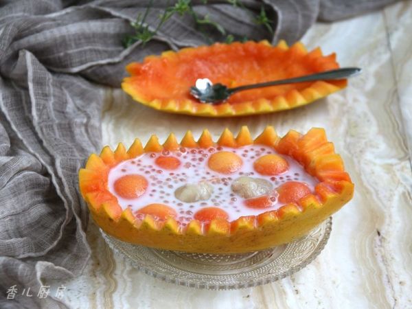 木瓜椰汁西米露