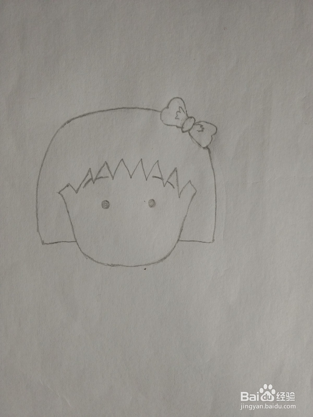 简笔画——怎么画樱桃小丸子