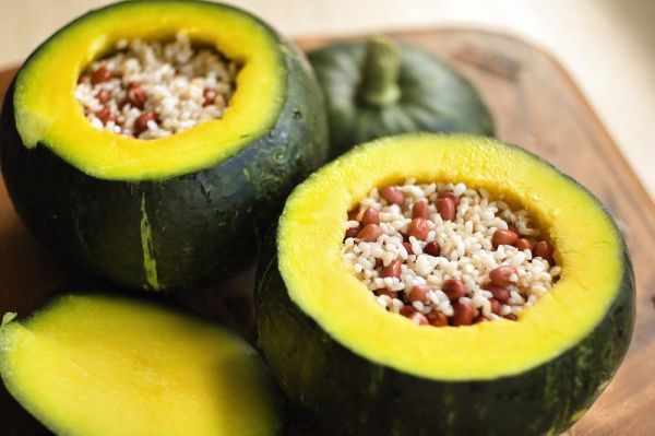 红豆糯糯南瓜盅