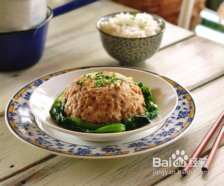 甜菜脯马蹄蒸肉饼的做法