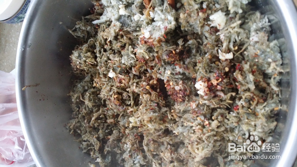 白蒿麦饭的做法