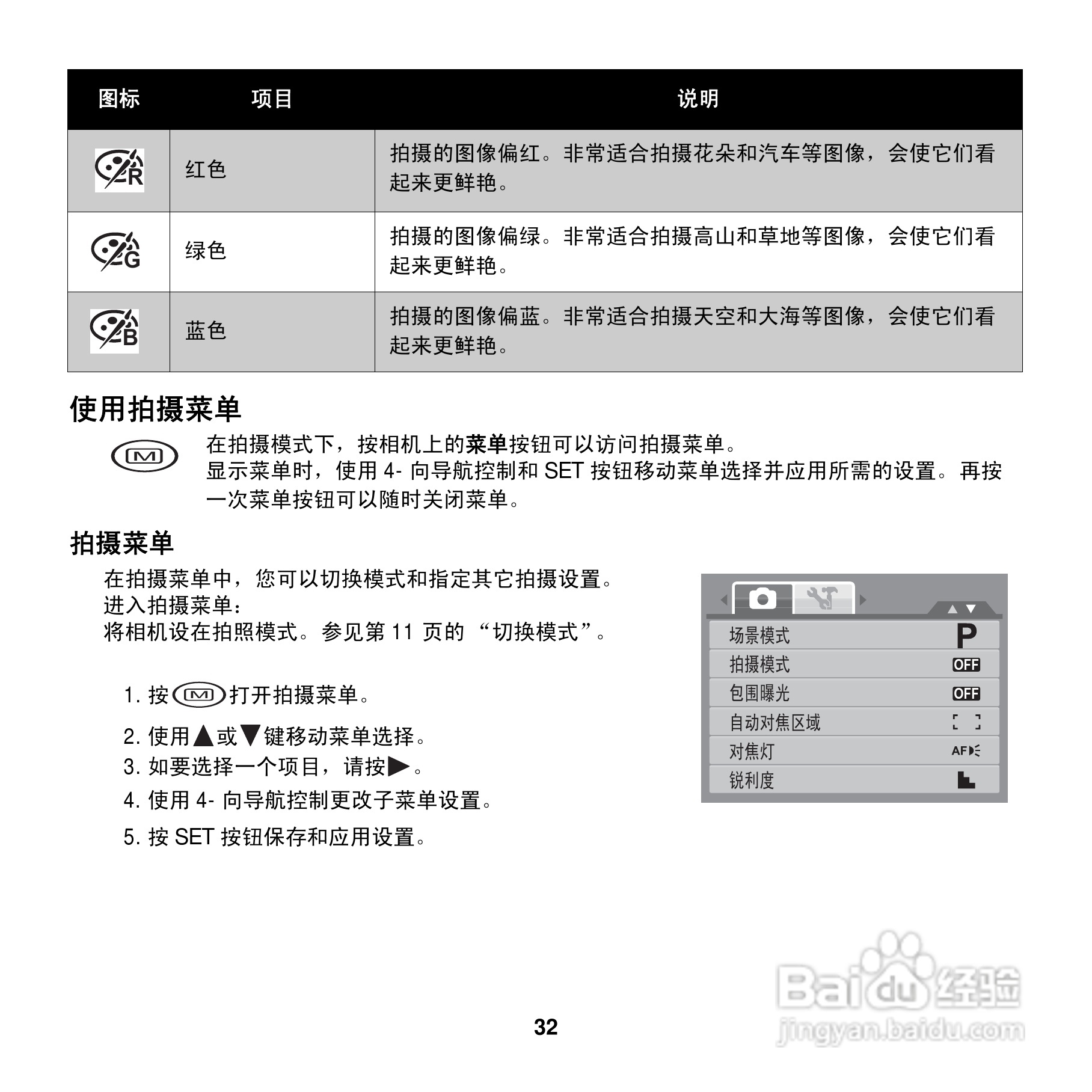 爱克发AgfaPhoto OPTIMA 102数码相机使用说明书:[4]