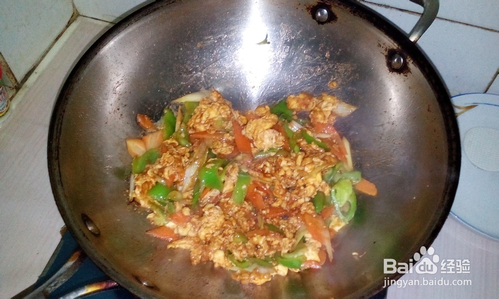 东北名菜大酱炒鸡蛋