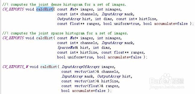 OpenCV:calcHist计算图像直方图