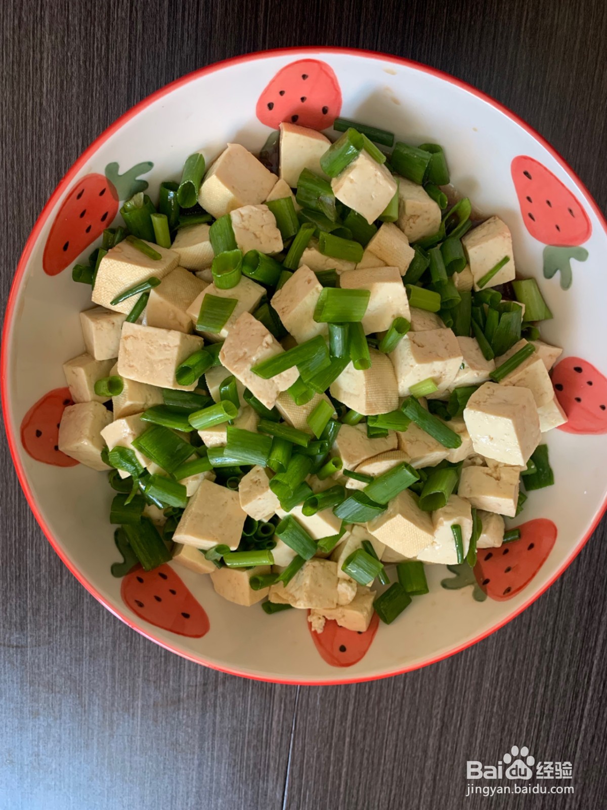小葱拌豆腐的做法