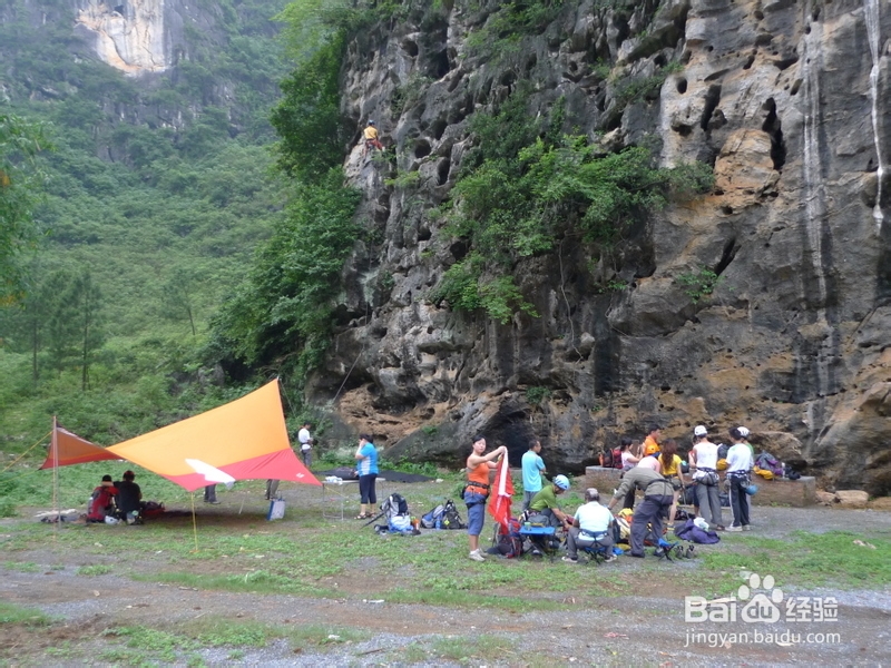 白河峡谷旅游之攀岩