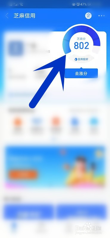 如何在支付宝中查询芝麻信用积分?
