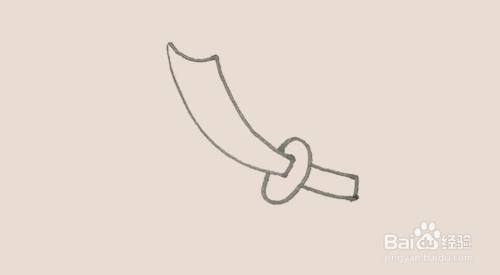 "大砍刀"怎么画-百度经验