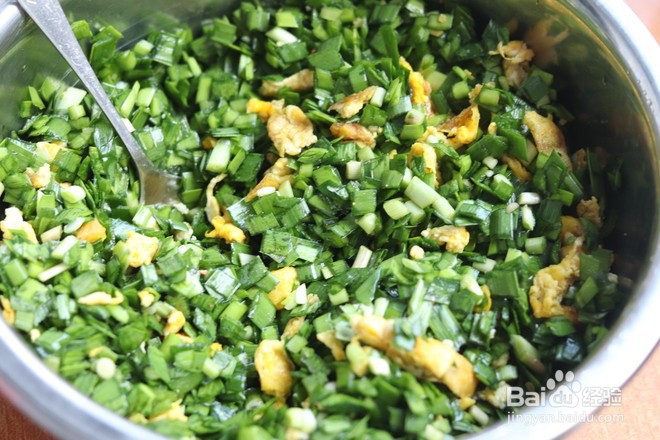 风味韭菜鸡蛋饼