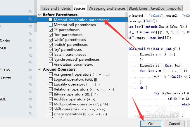 IntelliJ IDEA怎么关闭java代码方法声明括号
