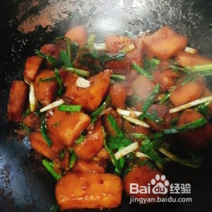 青蒜烧红薯做法大全