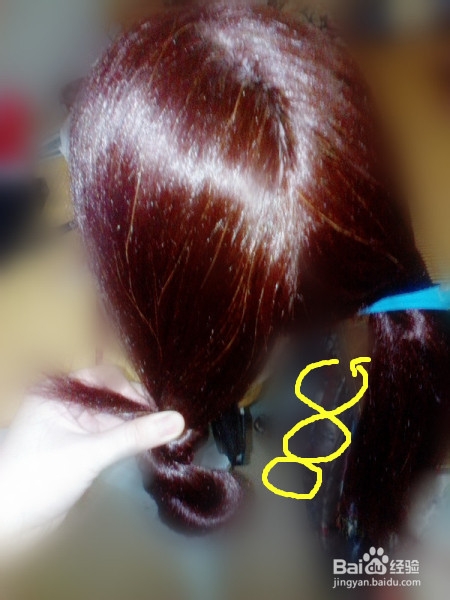 返老还童八字形辫子！