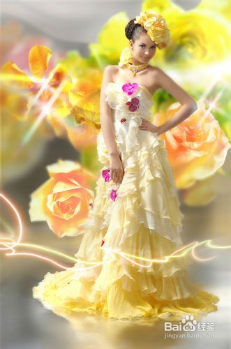 夏日香气风情创意主题婚纱大片