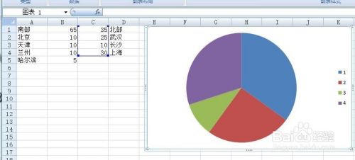 excel绘制饼图