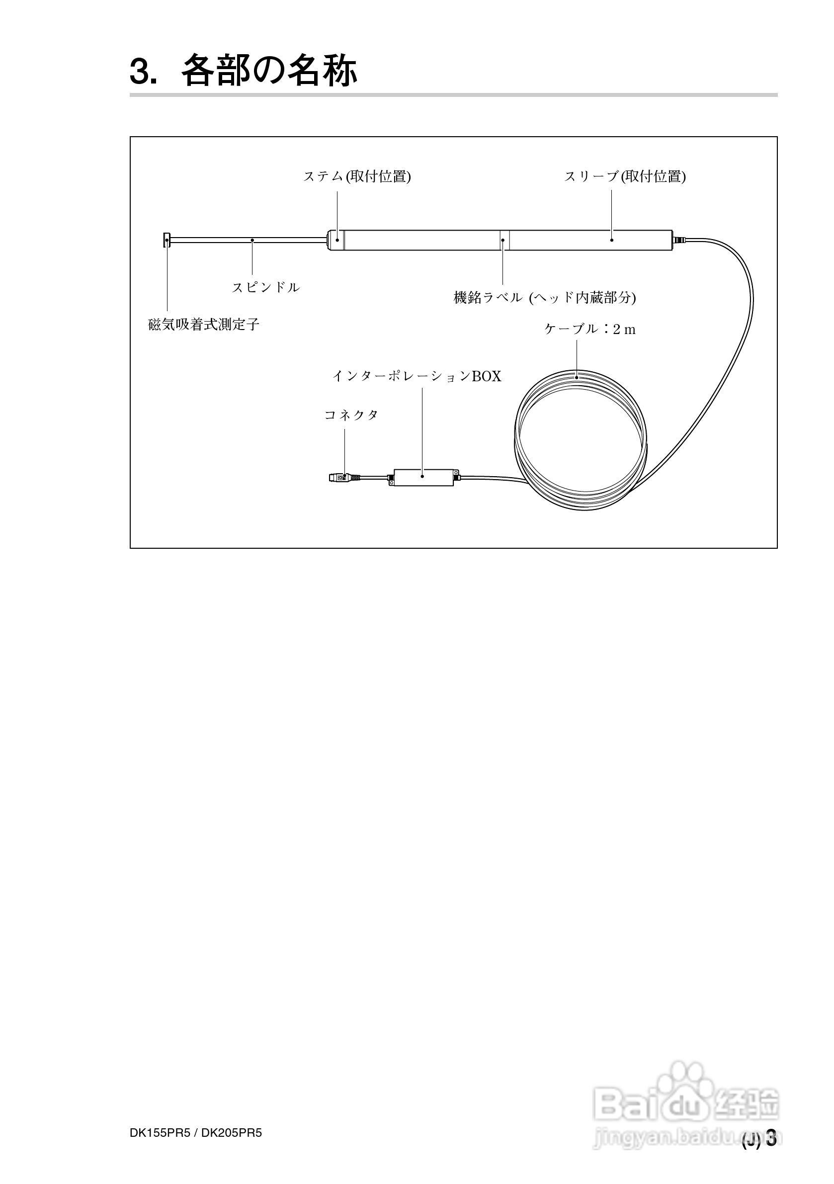 SONY DK155PR5PR5/DK205PR5数字测量器使用说明书:[2]