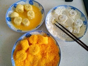 香蕉丸子又香又脆