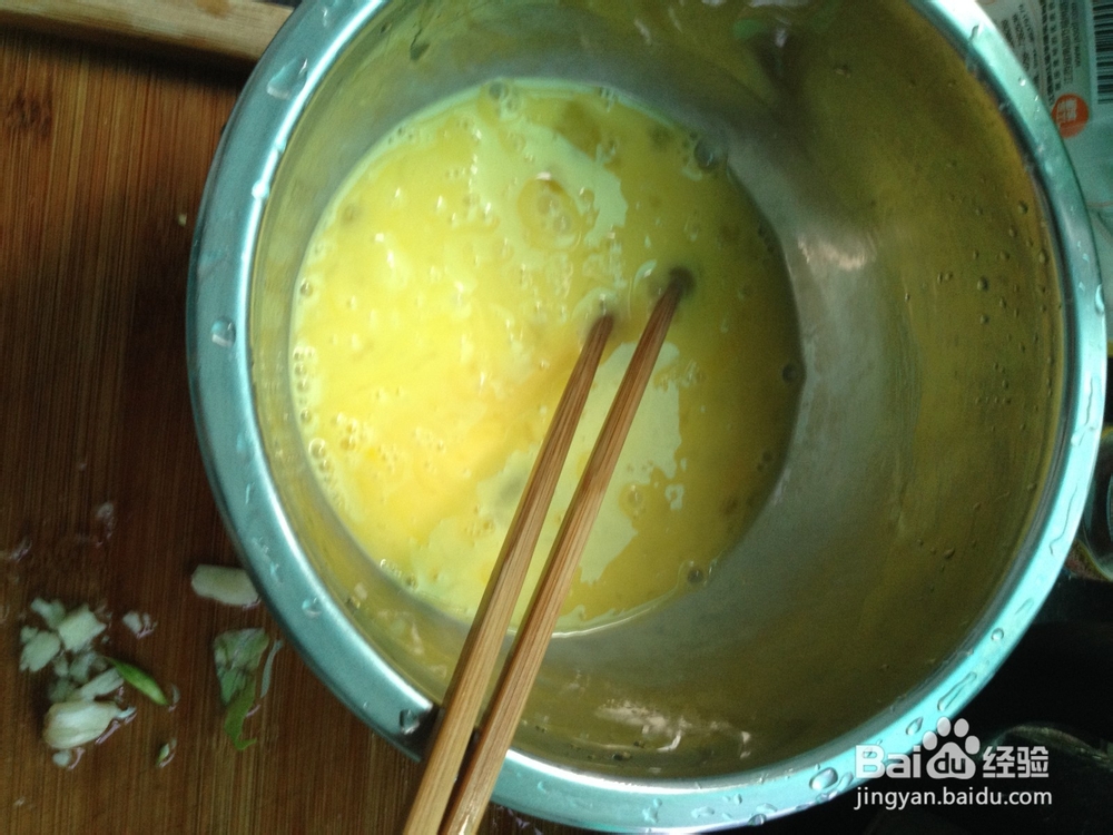 简单韭菜芯炒蛋