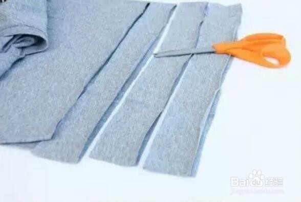 怎么用旧体恤制作发箍