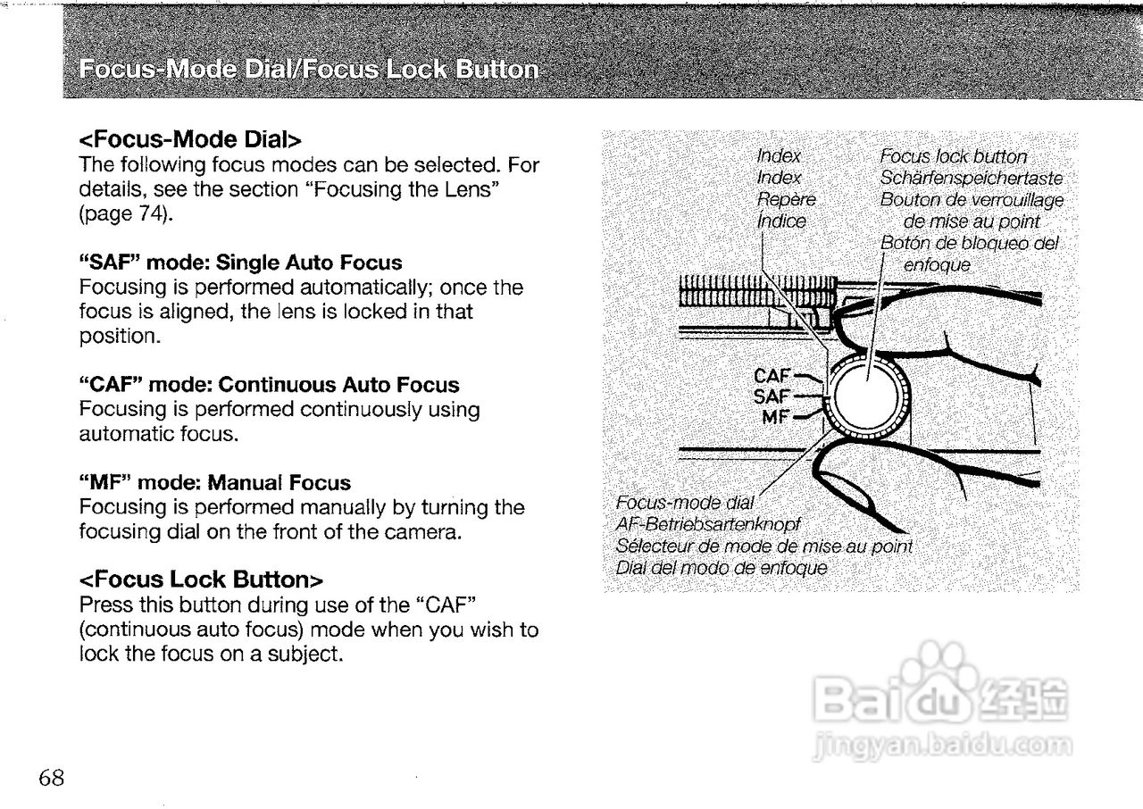 CONTAX G2数码相机说明书:[4]