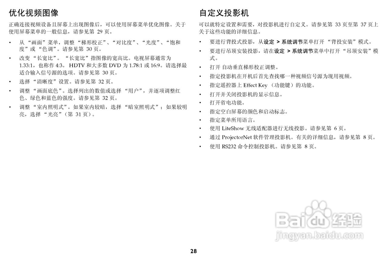 ASK Proxima C160投影机说明书:[3]
