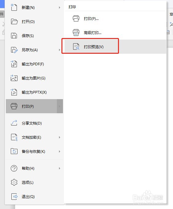 WPS如何预览打印效果？